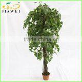 Fake Artificial Small Leaves Trees Wooden Trunk for House Decoration