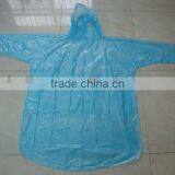 Disposable Plastic Raincoat Poncho for Children