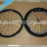 Full Carbon Fiber Matt Glossy Oem Carbon Wheelset Bicycle Wheels,88mm Carbon Wheels Chincher and Tubular. thumbnail-2