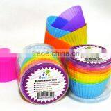 Eco-friendly FDA Custom Non-stick High Flowerpot Silicone Cupcake Molds thumbnail-1