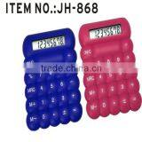 Silicon Waterproof Calculator, Battery Fancy Calculator
