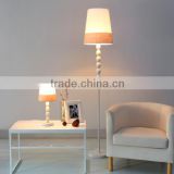 Modern Energysaving Metal Base Table Lamp Floor Lamp With Fabric Shade Living Room Lights For Hotel