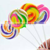 Bag Wrapped Fruit Flavour Sweets Flat Swirl Rainbow Lollipop Candy thumbnail-4