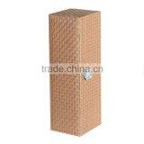 Chinese Factories Wholesale Custom Luxury Single Bottled Wine Box, Leather Khaki Beautiful Gift Box