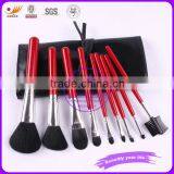 9pcs Cosmetic Brush Travel Set With Black Bag thumbnail-1