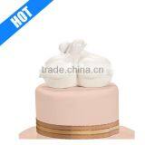 Ceramic Love Birds Cake Topper Romantic(6" X 4") for Sale thumbnail-1