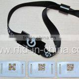 Flexible Fabric RFID Cashless Wristbands With NTAG203/213/216 Chip thumbnail-1