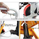 Economical Portable Mobile Foot Lifting Scissor Aerial Lift Table thumbnail-5