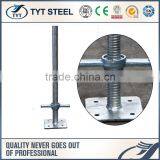 concrete formwork scaffolding u head jack base with jack nut scaffolding parts scaffolding screw jack