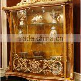 Luxury Retro Elegant Pink Velvet Living Room Sofa Set/ Classic Hand Wood Carved Fabric Sofa/ European Living Room Furniture thumbnail-5