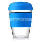 Glass Water Bottle With Silicone Sleeve Bpa Free thumbnail-2