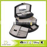 Fashion Faux Leather Brass Locks For Jewelry Box thumbnail-1