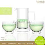 Heat Resistant Handcrafted Pyrex Water Glass Pitcher Wholesale thumbnail-3