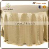 Fashion Led Satin Table Cloth for Wedding Party Home Use