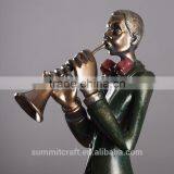 Bar Decoration American Vintage Resin Jazz Musician Statues thumbnail-5