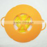 Red Large Size Pan Pot Silicone Lid Boil Over Preventer Spill Stopper thumbnail-4