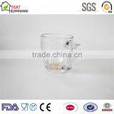 Good Quality Wholesale Double Wall Glass Coffee Tea Mug Cup thumbnail-3