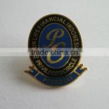 Hard enamel brass pin badge