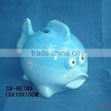 Ceramic Fish Coin Bank-money Bank thumbnail-1