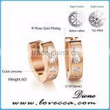 Wholesale Mens Stainless Steel Hoop Earring , Cross Hoop Earring thumbnail-6