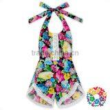 Vintage Toddler Clothing Backless Halter Cotton Baby Rompers Wholesale Baby Clothes thumbnail-5