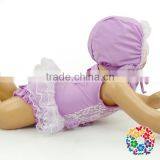 2017 Summer Clothing Set Pink Floral Lace Baby Toddler Girl Swimsuit thumbnail-4