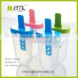 Set of 4 Plastic Ice Cream Stick Mould Ice Mold With Handle Ice Cube Machine thumbnail-5