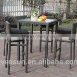 Club Pub Furniture Aluminium Rattan Bar Stool, Bar Stool Chair, Bar Stool High Chair thumbnail-5