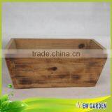 Wooden Ecologically Cheap Garden Decoration Rectangular Planter thumbnail-4