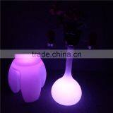 Newly Solar Powered System Lighting Colorful Plastic LED Stool With 16 Colors Change by Remote Control thumbnail-6