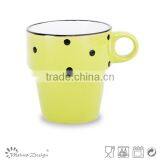 Stoneware Solid Color Ceramic Coffee Mugs thumbnail-4