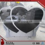 Factory directly high density vivid heart shaped tombstone