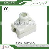 25A E27 Screw Type Ceramic Fuse Holder Fuse Base thumbnail-1