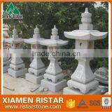 G603 Grey White Granite Stone Lantern Japanese Style NEW thumbnail-3