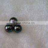 11-12mm AAA Wholesale Natural Peacock Green South Sea Pearl Beads thumbnail-2