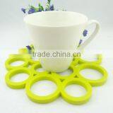 FDA Food Grade Round Circle Flower Shaped Silicone Pot Pan Cup Holder Pad thumbnail-3