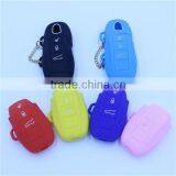 Silicone Key Cover Fit for PORSCHE 911 Cayenne Panamera Boxster Remote Key Case thumbnail-5