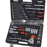 High Quality CR-V Sockets Set / 121 Pcs 1/2" & 3/8" &1/4" Drive Tools Kit thumbnail-1