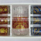 JK003 7pcs Glass Drinking Set With Deco thumbnail-4