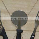 LOTUS SHAPE CHEESE BOARD WITH 3 PIECES KNIVES SET thumbnail-2