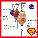 SRL-6 Wire Cable With Steel Swivel Hook 6M Self Retracting Lifeline thumbnail-2