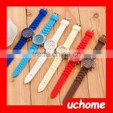 UCHOME Silicone Strap Womens Geneva Watches thumbnail-4