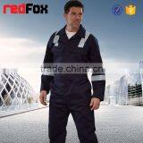Navy Winter Coverall Workwear Uniform With Reflective Tapes thumbnail-1
