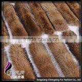 CX-A-04 Raccoon Fur Trim Real Raccoon Fur Women Detachable Collar thumbnail-1