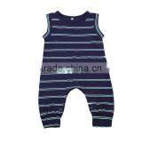 Latest Design Custom Design Onesie Kids Clothes Wholesale Cotton Jumpsuit Clothing Summer Stripe Baby Romper thumbnail-6