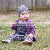 2017 New Arrival Long Sleeve Winter Autum OEM Children's Boutique Baby Clothing Custom Cotton Printed t Shirt thumbnail-1