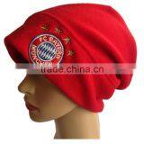 Factory Hot Sell New Winter Fashion Mens and Womens Embroidery Logo Polar Fleece Hat thumbnail-1