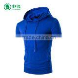 2017 Latest Design Clothing Sublimation Mens Short Sleeve Blank Pullover Hoodies thumbnail-5