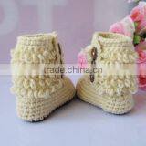 2015 Winter Hot Coming Baby Girl Knitted Booties,Handmade Kids Toddlers Shoes thumbnail-3