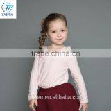 2017 Spring Girls t Shirt With Lace O-neck Children Clothing Long Sleeve Pullover t Shirt thumbnail-1